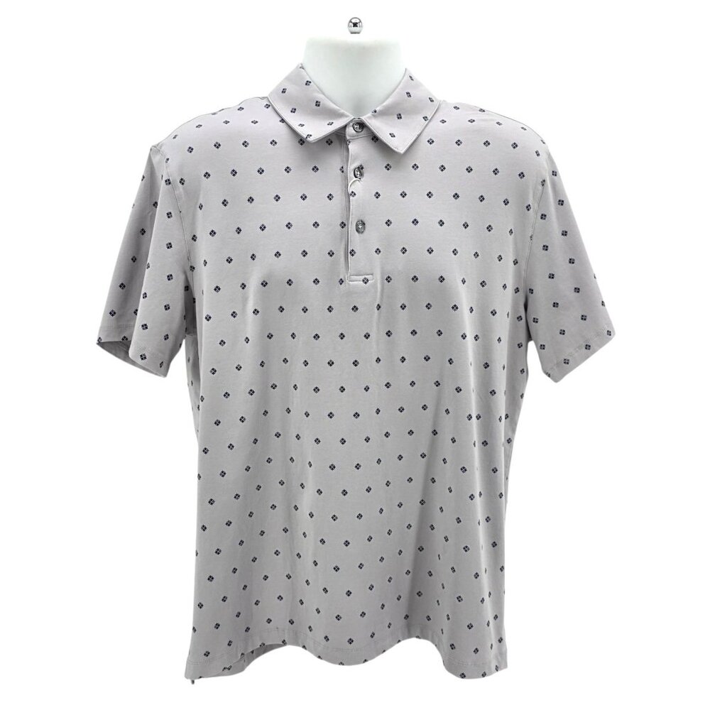 NEW Hickey Freeman New York Mens Large Shirt Polo Classic Fit Pima Cotton Golf
